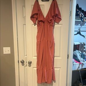 Elegant Pink Women's Dress